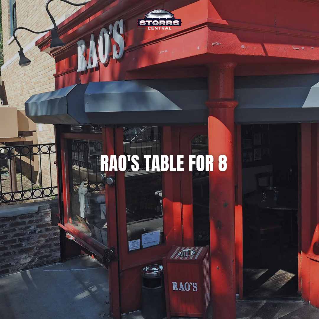 AUCTION: Rao's Table for 8