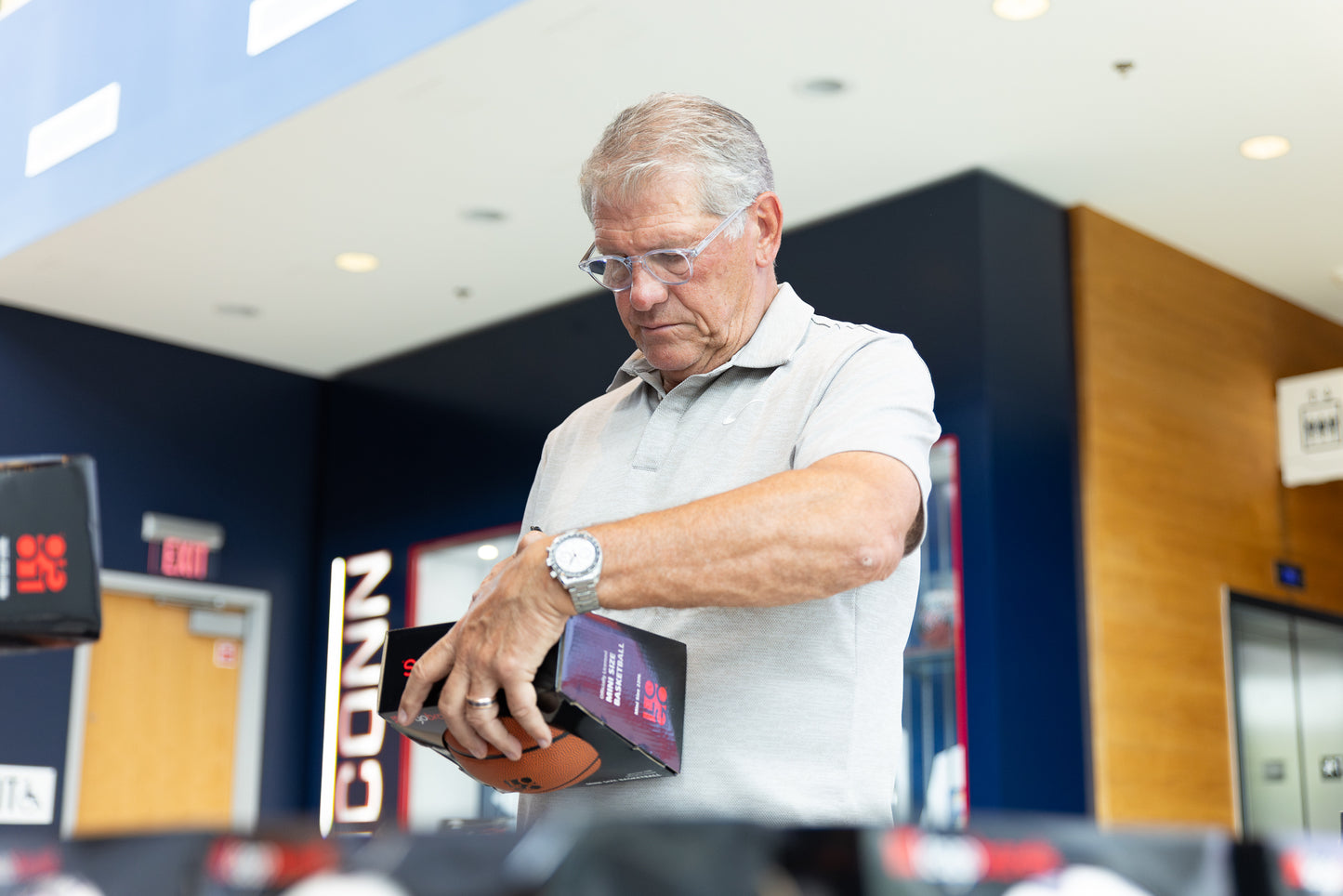 24-25 Autographed Championship Basketball MINI
