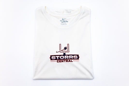 Nike Storrs Central Short Sleeve T- Shirt (Football Logo)