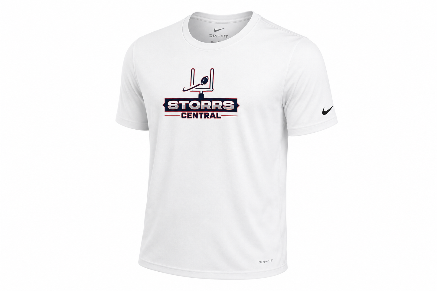 Storrs Central Short Sleeve T- Shirt (Football Logo)